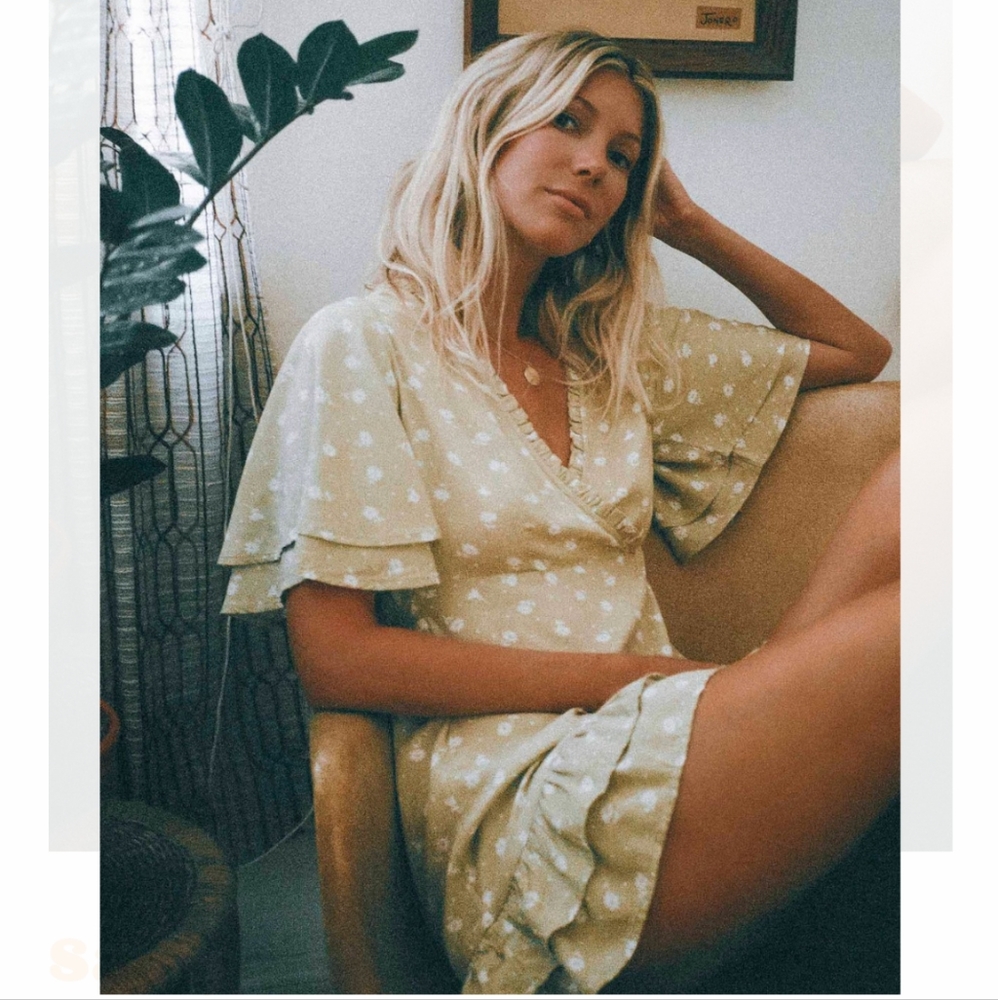 Billabong x salty blonde in bloom dress